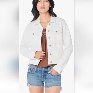 Lucky Brand White Denim Jacket